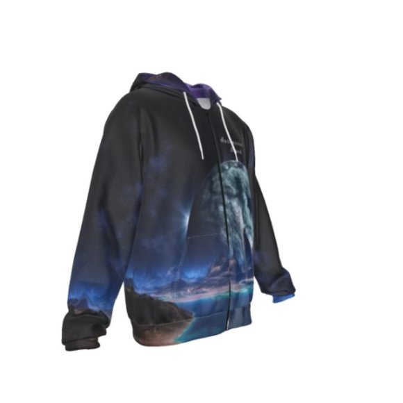 Space Scene Hoodie - Picture 2 of 4